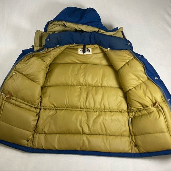 Vintage The North Face Jacket 70s Small Down Puffer Blue USA Expedition Coat 80s - Picture 7 of 14